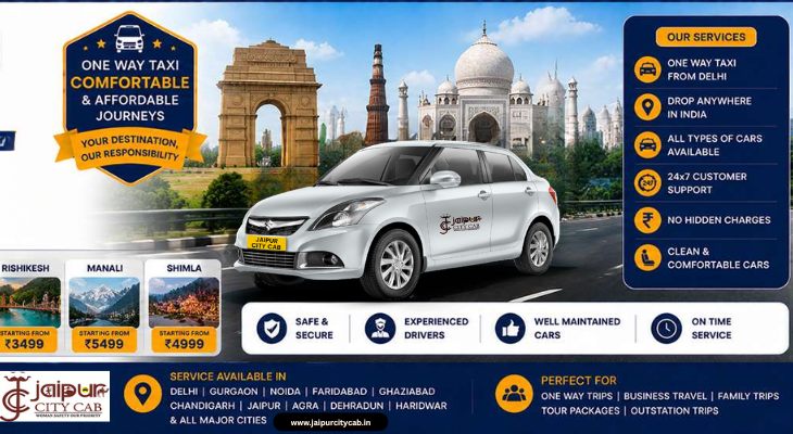 Jaipur to Delhi Airport Taxi Service