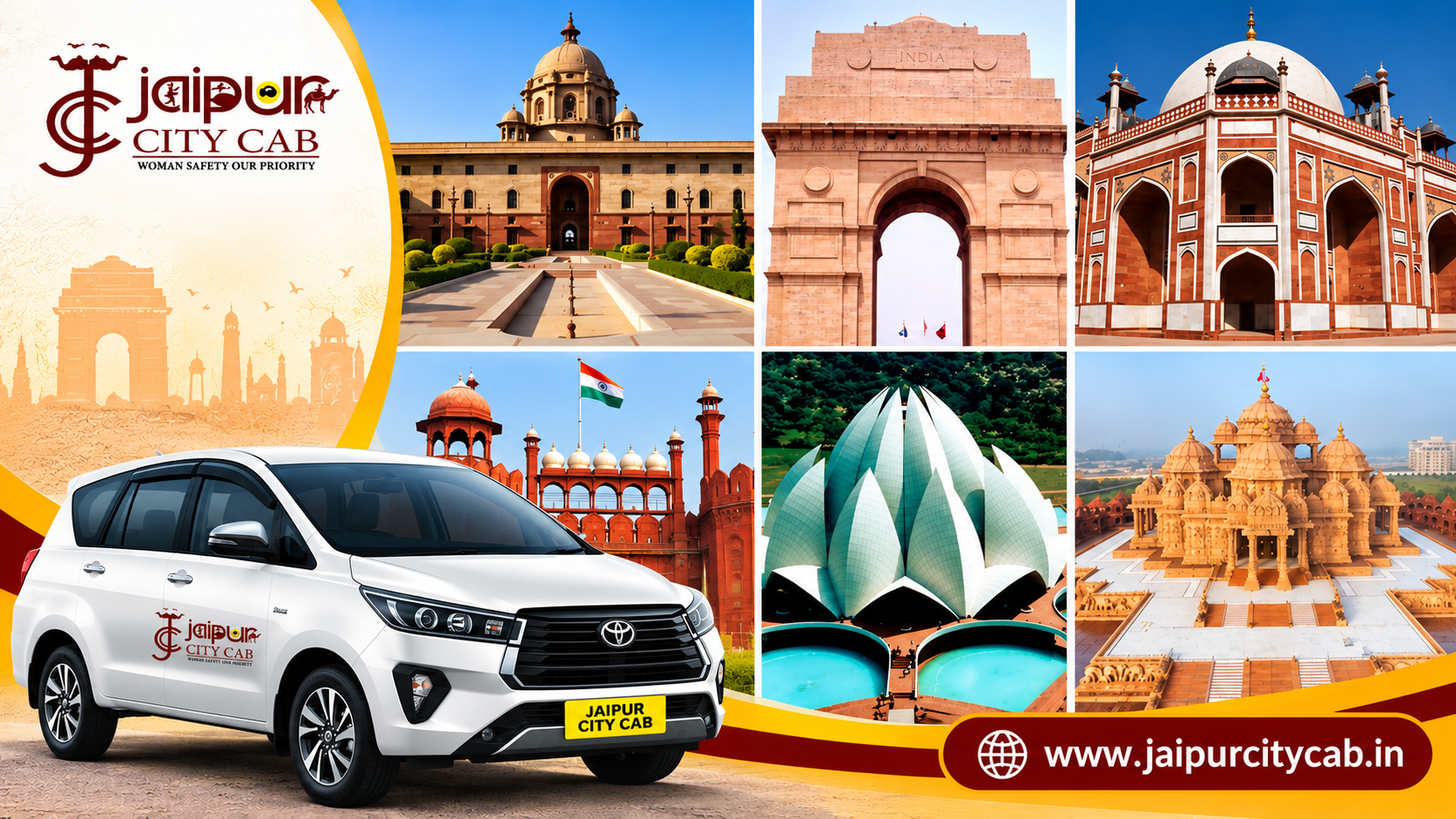 Delhi Sightseeing Taxi Service