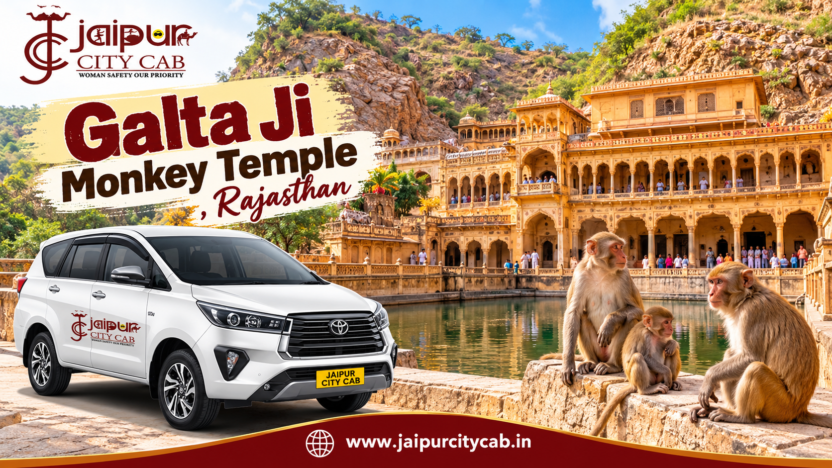 Galta Ji Monkey Temple, Rajasthan