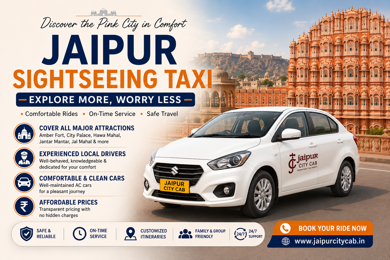 Jaipur Airport Pickup and Hotel Transfer