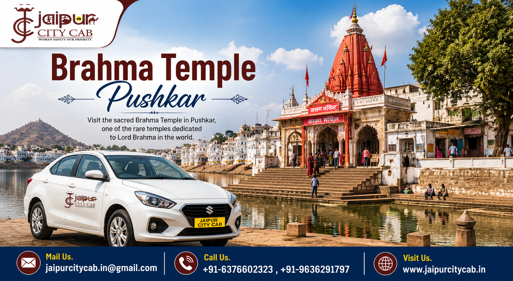 Jaipur to Pushkar Same Day Taxi Trip