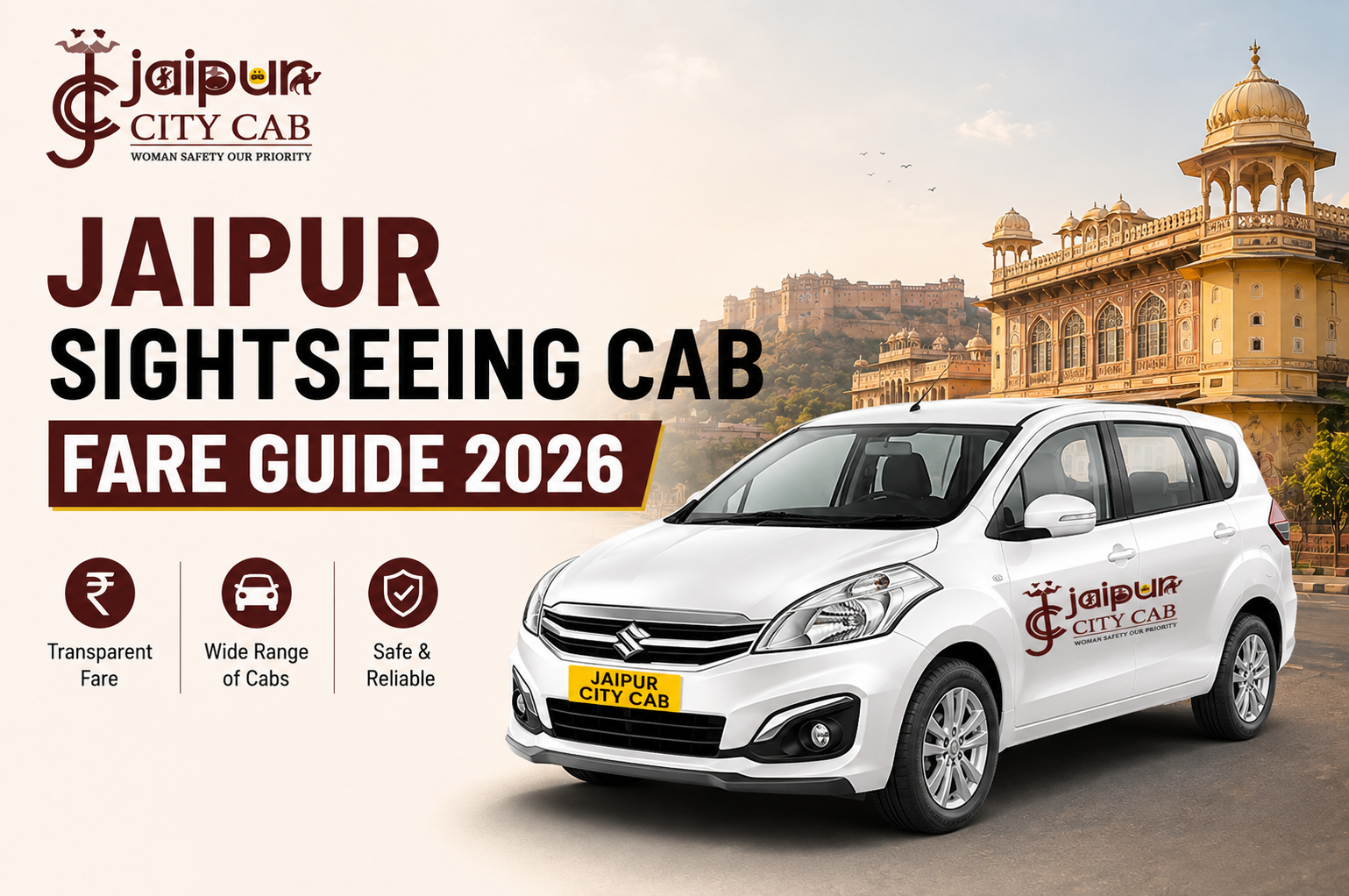 Top Jaipur sightseeing places covered in private cab packages