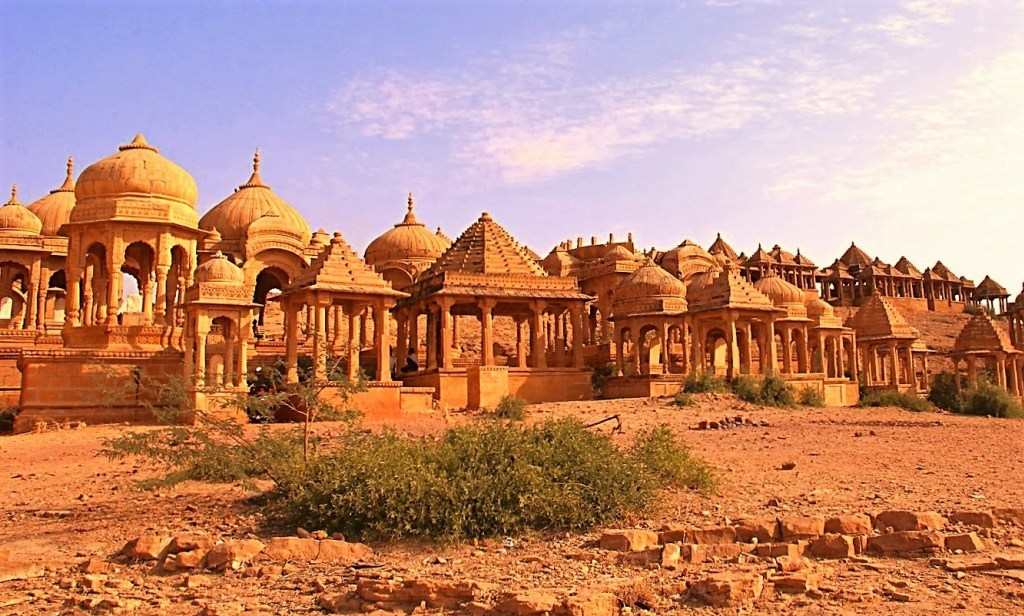 Bada Bagh royal cenotaphs in Jaisalmer