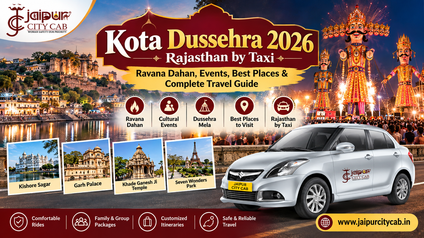 Kota Dussehra 2026 Rajasthan by Taxi