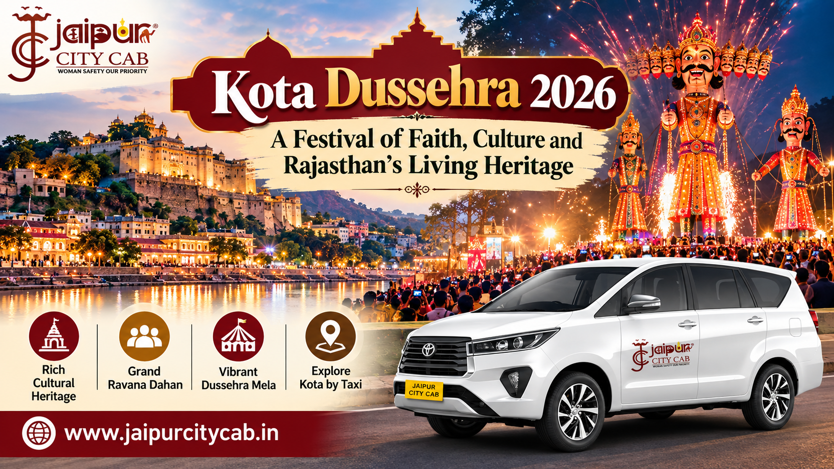 Kota Dussehra 2026 Rajasthan by Taxi
