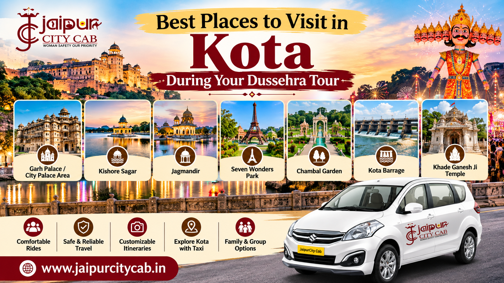 Kota Dussehra 2026 Rajasthan by Taxi