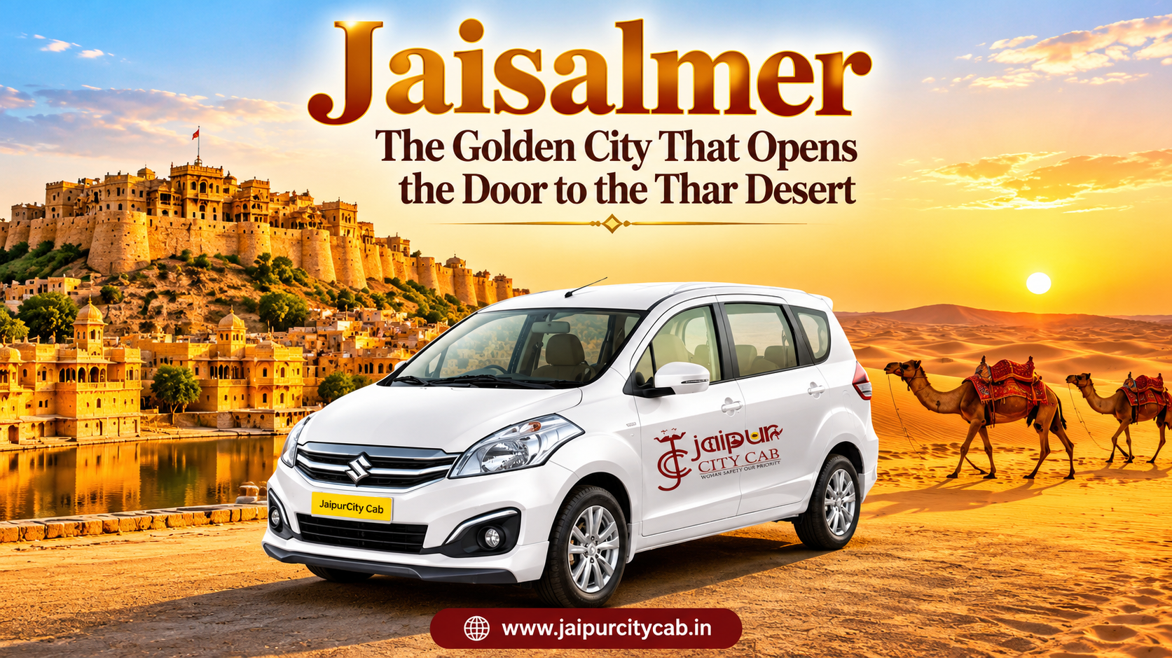 Jaisalmer Desert & Longewala Tanot Mata Tour by Cab