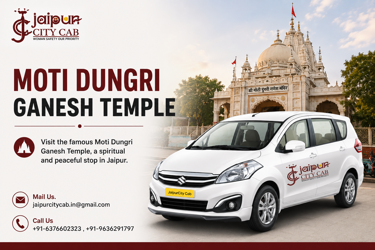 Top Jaipur sightseeing places covered in private cab packages