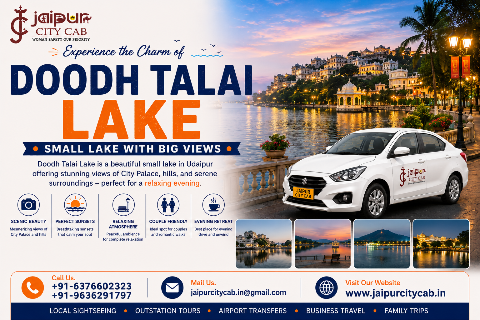 Badi Lake Udaipur Bahubali Hills View
