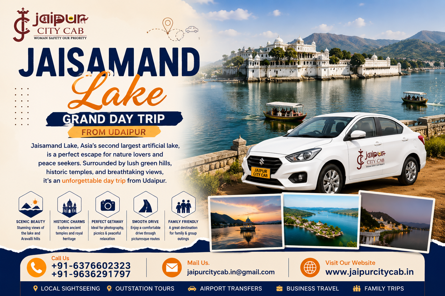 Jaisamand Lake Grand Day Trip from Udaipur