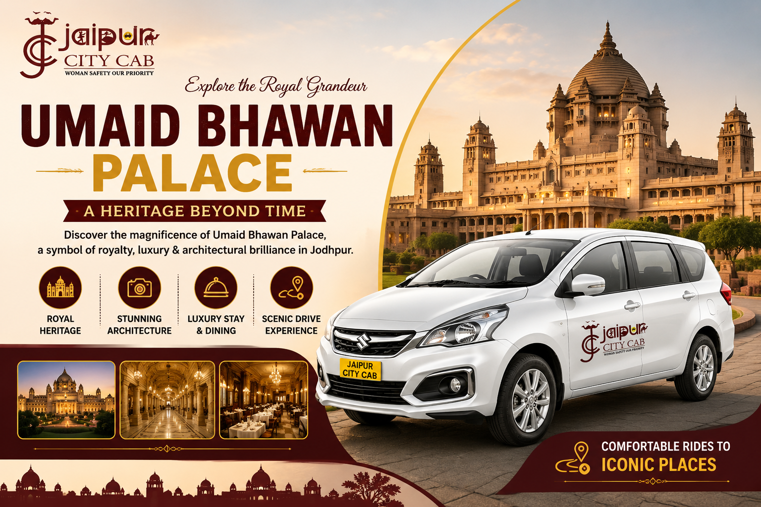 Umaid Bhawan Palace  tour travel guide